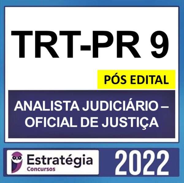 rateio-trt-pr-9-analista-judiciario-oficial-de-justica-estrategia-2022 TRT-PR 9ª Região – PÓS EDITAL – ( ANALISTA JUDICIÁRIO – OFICIAL DE JUSTIÇA ) – ESTRATÉGIA 2022 - Imagem 1