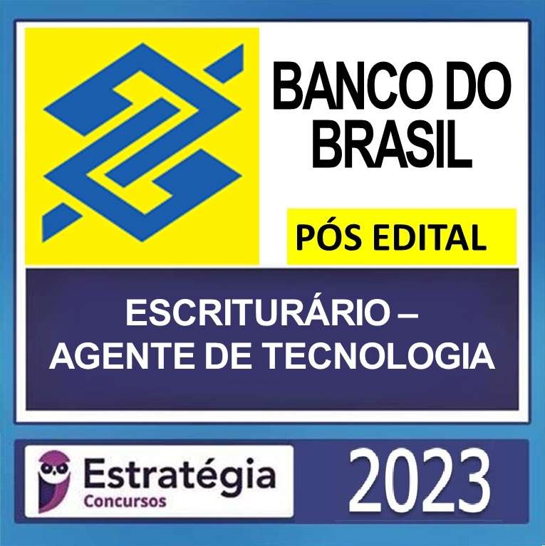 rateio-banco-do-brasil-escriturario-agente-tecnologia-estrategia-2023 Banco do Brasil (Escriturário - Agente de Tecnologia) Pacote Completo - 2023 (Pós-Edital) - Imagem 1