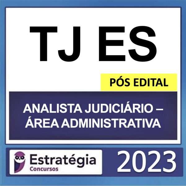 rateio-tj-es-analista-judiciario-area-judiciaria-direito-estrategia-pos-edital-2023 TJ ES – PÓS EDITAL – (ANALISTA JUDICIÁRIO – ÁREA ADMINISTRATIVA) – ESTRATÉGIA 2023 - Imagem 1