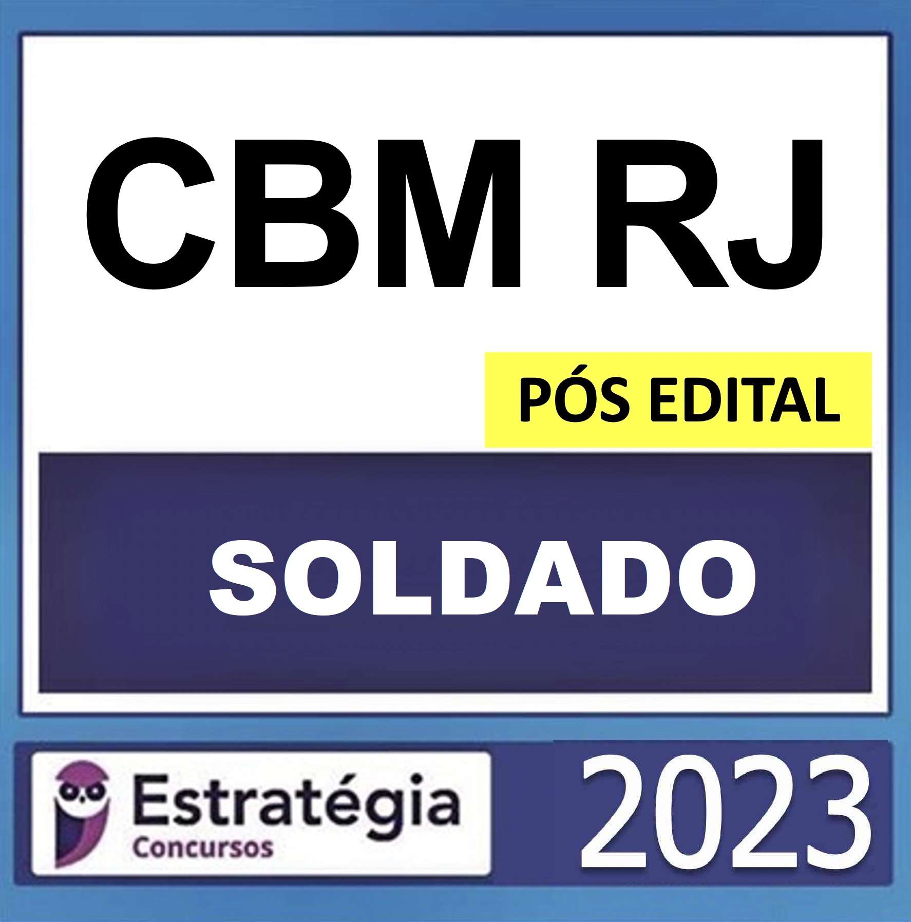 RATEIO ESTRATEGIA CBM RJ SOLDADO 2023 CBM RJ – POS EDITAL (CONTUDO DE VTR) – ESTRATEGIA 2023 - Imagem 1