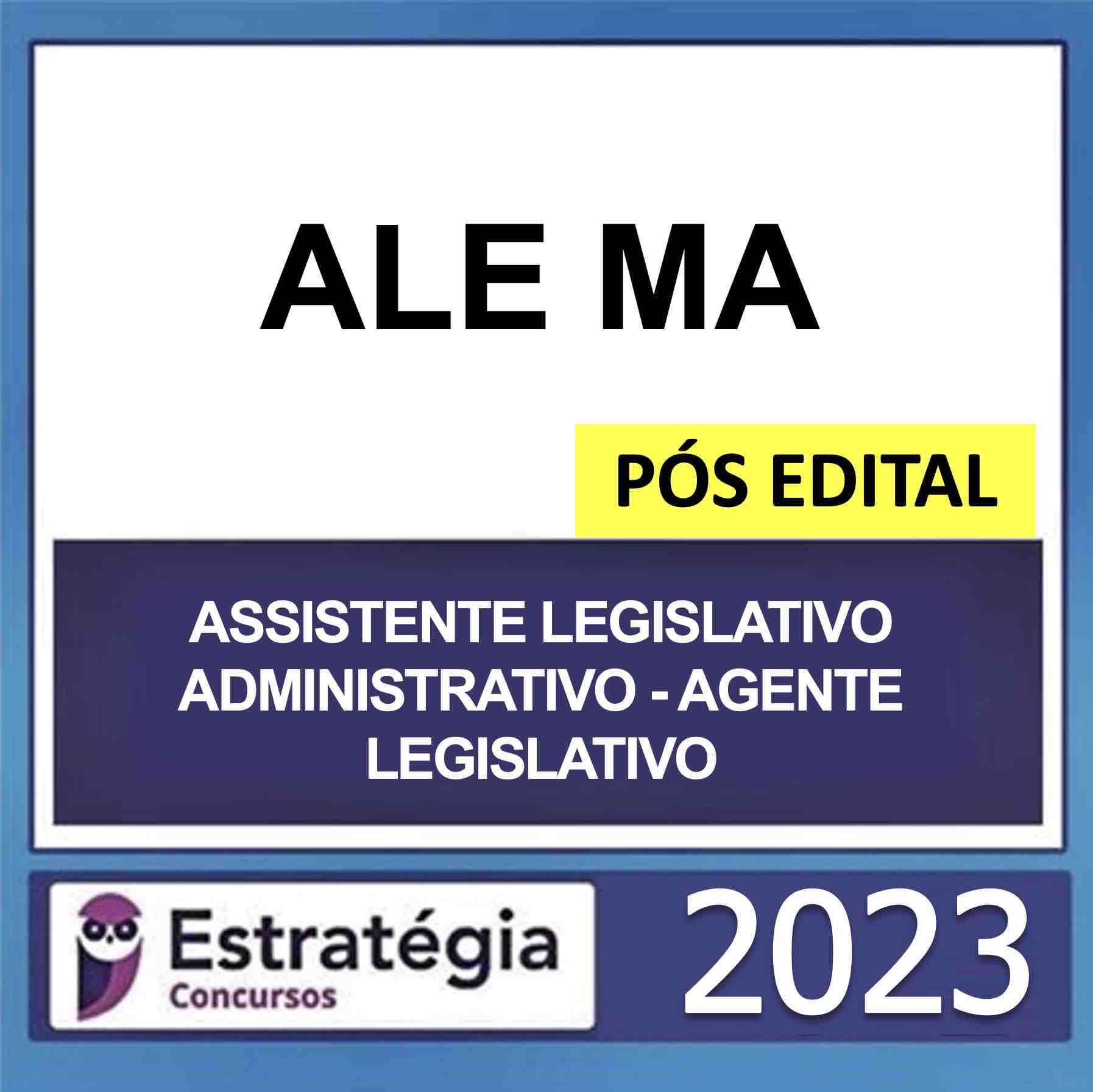 rateio-curso-ale-ma-estrategia-pos-edital-2023-estrategia ALE MA – PÓS EDITAL – (ASSISTENTE LEGISLATIVO ADMINISTRATIVO – AGENTE LEGISLATIVO) – ESTRATÉGIA 202 - Imagem 1