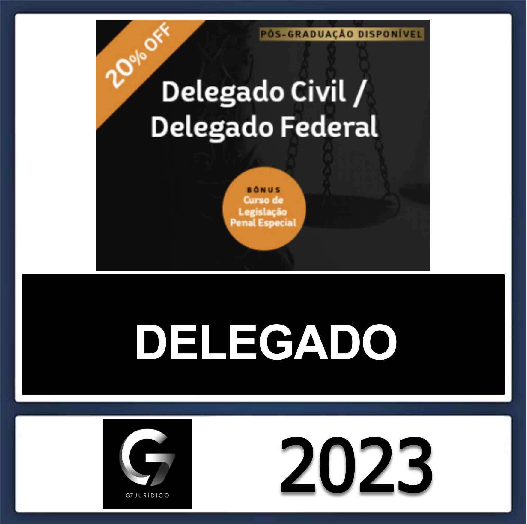 rateio-delegado-civil-federal-g72023 DELEGADO FEDERAL E CIVIL – (DELEGADO FEDERAL + DELEGADO CIVIL) G7 JURÍDICO 2023 - Imagem 1