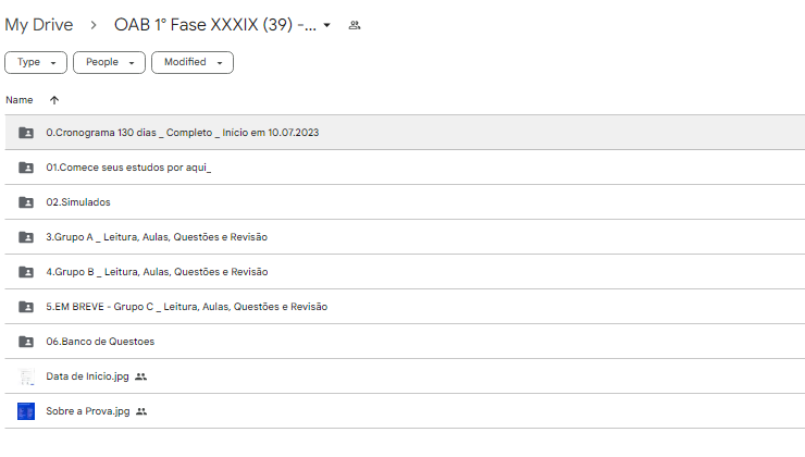 RATEIO OAB 1 FASE 39 CEISC – EXTENSIVO PLUS (XXXIX)