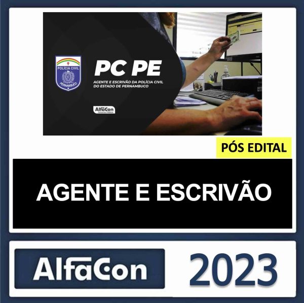 RATEIO PC PE AGENTE E ESCRIVÃO PÓS EDITAL ALFACON 2023 RATEIO PC PE AGENTE E ESCRIVÃO PÓS EDITAL ALFACON 2023