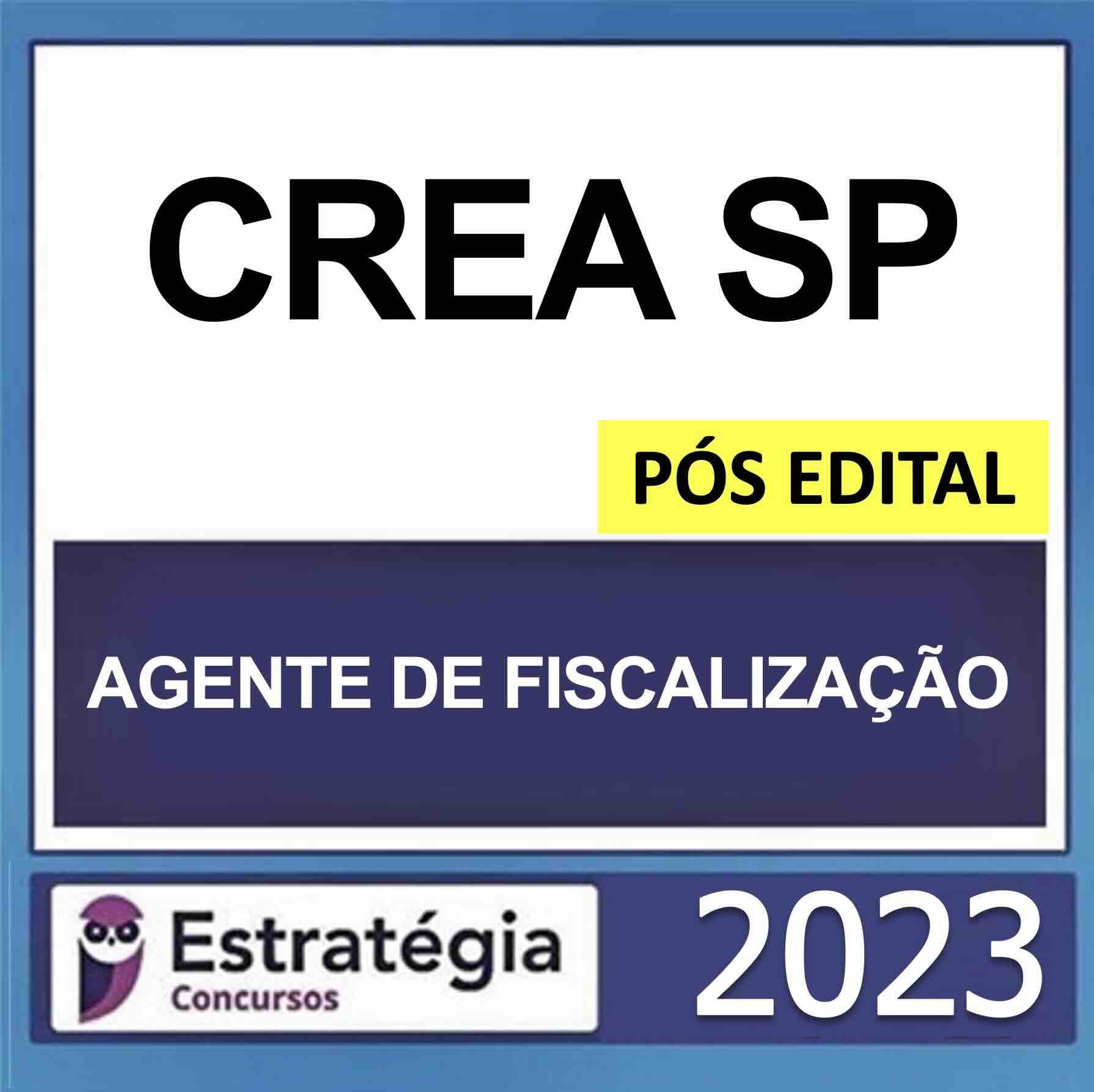 Rateio CREA SP Agente de Fiscalização Pós Edital Estratégia 2023 Rateio CREA SP Agente de Fiscalização Pós Edital Estratégia 2023