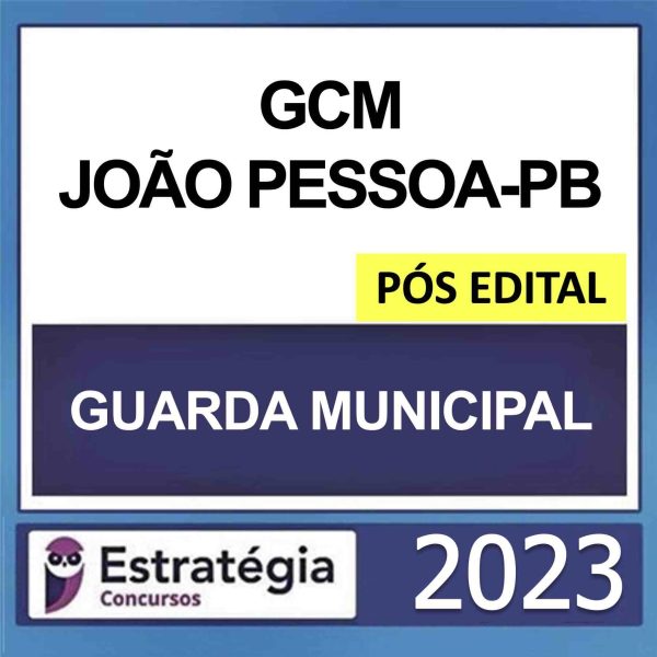 Rateio Guarda Municipal João Pessoa-PB Pós Edital Estratégia 2023 Rateio Guarda Municipal João Pessoa-PB Pós Edital Estratégia 2023