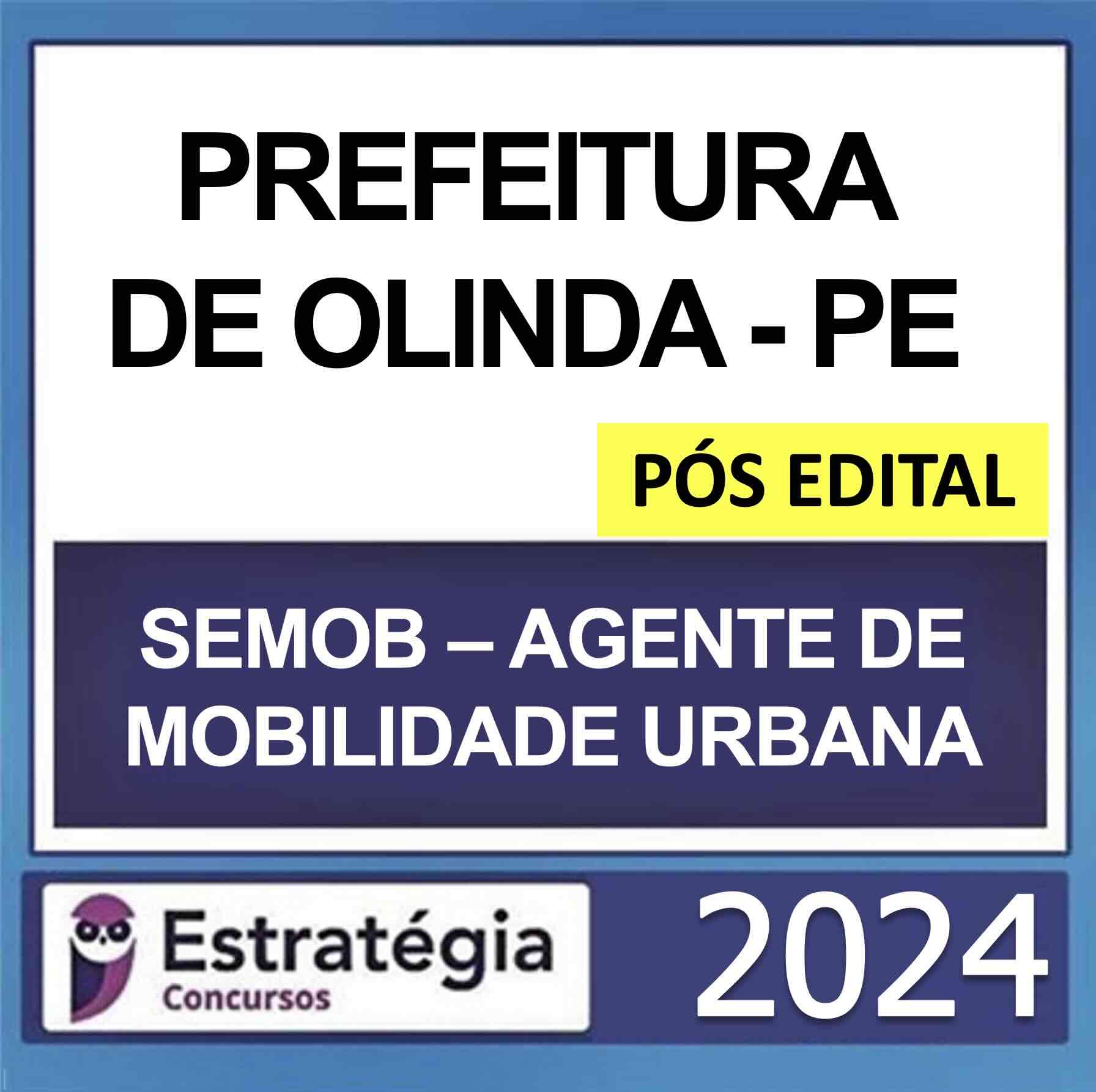 Rateio SEMOB OLINDA Pós Edital Estratégia 2024 Rateio SEMOB OLINDA Pós Edital Estratégia 2024