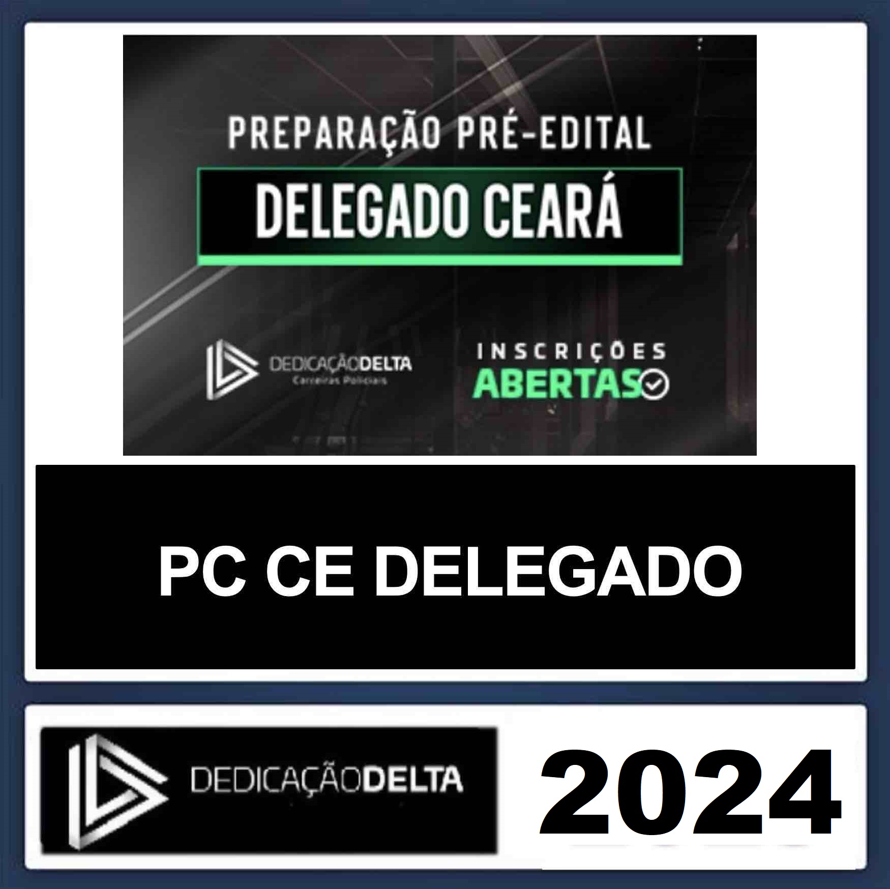 RATEIO PC CE TURMA 4 - DELEGADO DE POLICIA CIVIL - CEARÁ - PCCE - DEDICAÇÃO DELTA 2024 PC CE TURMA 4 - DELEGADO DE POLICIA CIVIL - CEARÁ - PCCE - DEDICAÇÃO DELTA 2024 - Imagem 1