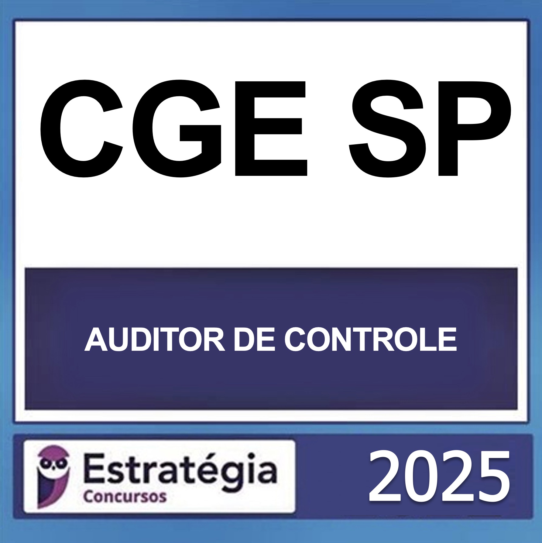 Screenshot CGE SP – (AUDITOR DE CONTROLE + PASSO) – ESTRATÉGIA 2025 - Imagem 1