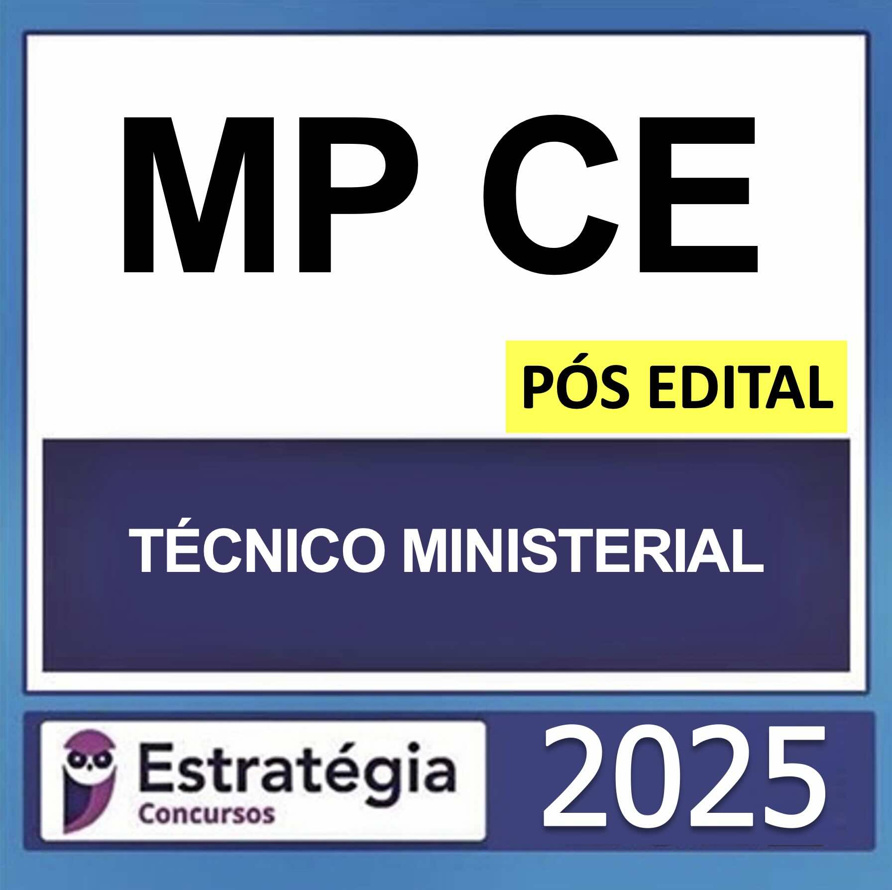 Screenshot MP CE – PÓS EDITAL – (TÉCNICO MINISTERIAL) – ESTRATÉGIA 2025 - Imagem 1
