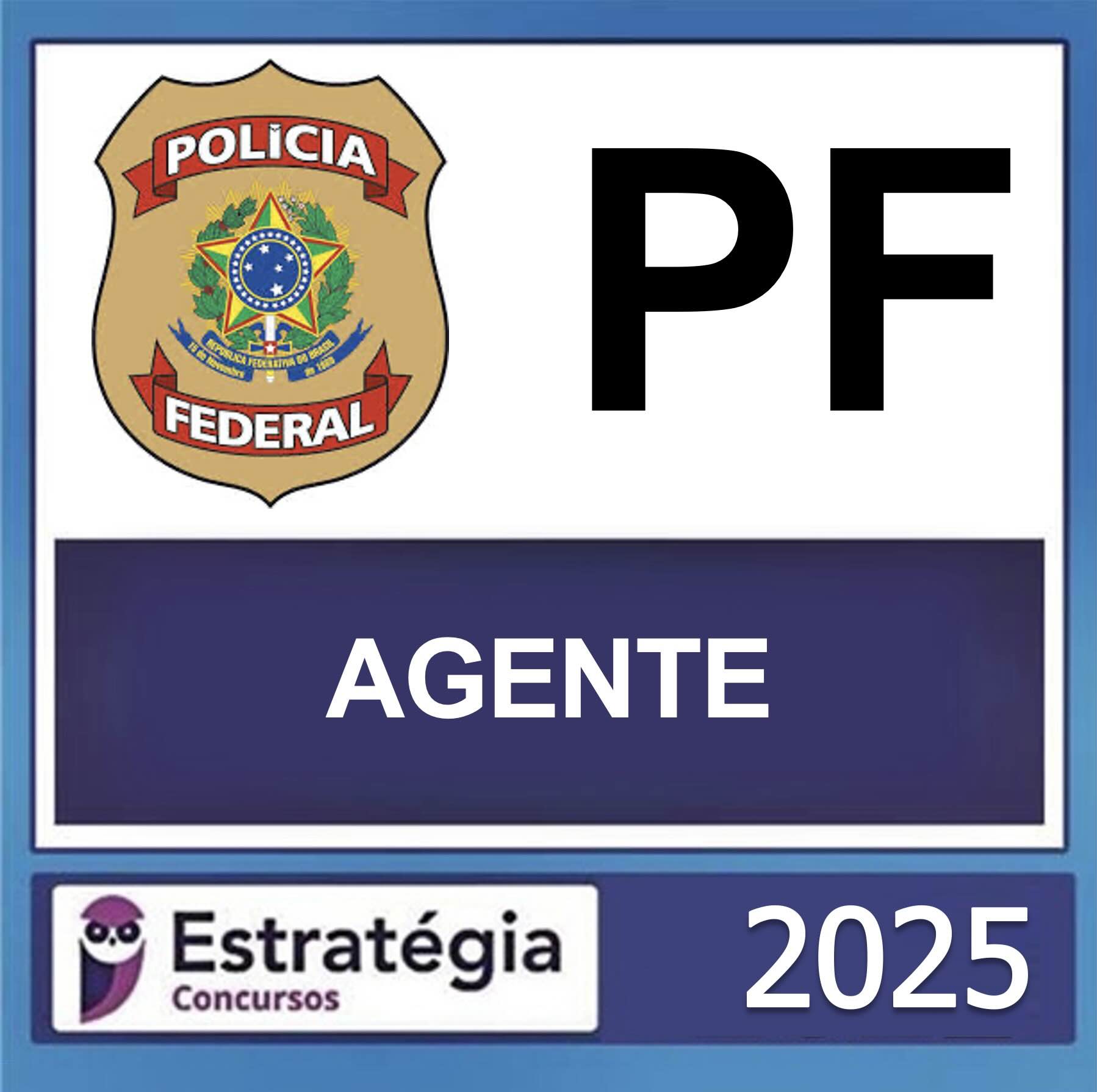 Screenshot PF – (AGENTE DA POLÍCIA FEDERAL + PASSO) – ESTRATÉGIA 2025 - Imagem 1