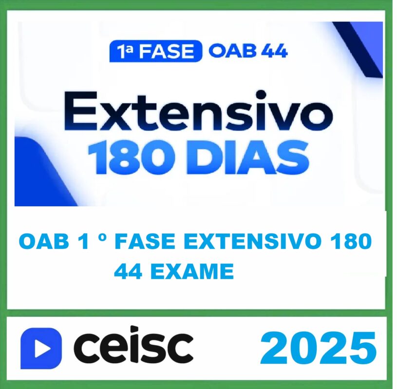 RATEIO-1a-FASE-44o-EXAME-EXTENSIVO-180-DIAS-CEISC-2025.jpeg