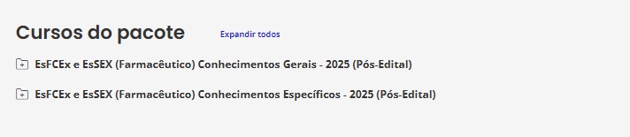 ESFCEX E ESSEX - PÓS EDITAL - (FARMACÊUTICO) - ESTRATÉGIA 2025