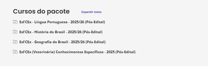 ESFCEX - PÓS EDITAL (VETERINÁRIA) ESTRATÉGIA 2025