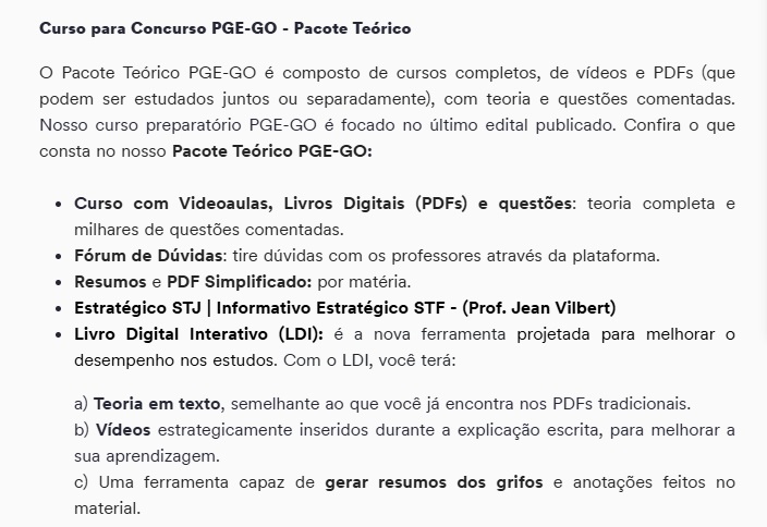 RATEIO PGE-GO (PROCURADOR DO ESTADO ) - ESTRATEGIA 2025