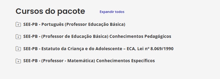 SEE-PB (PROFESSOR - MATEMÁTICA) PACOTE – ESTRATÉGIA 2025