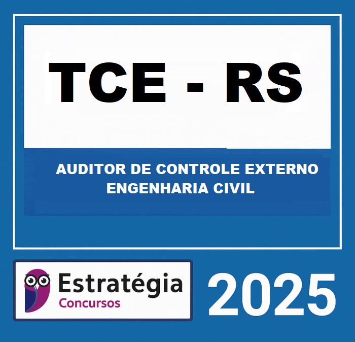 RATEIO TCE - RS ( AUDITOR DE CONTROLE EXTERNO - ENGENHARIA CIVIL ) - ESTRATEGIA 2025 RATEIO-TCE-RS-AUDITOR-DE-CONTROLE-EXTERNO-ENGENHARIA-CIVIL-ESTRATEGIA-2025.png