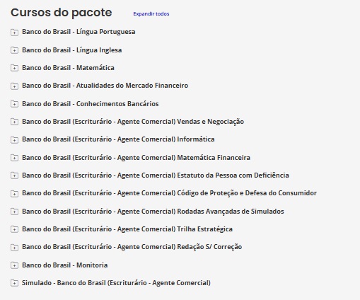 BANCO DO BRASIL (ESCRITURÁRIO - AGENTE COMERCIAL) - ESTRATEGIA 2025