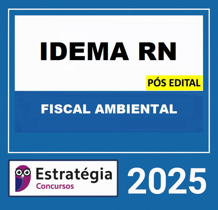 RATEIO IDEMA-RN - PÓS-EDITAL - (FISCAL AMBIENTAL) ESTRATEGIA 2025 IDEMA-RN - PÓS-EDITAL - (FISCAL AMBIENTAL) ESTRATEGIA 2025 - Imagem 1