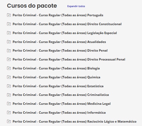 RATEIO PERITO CRIMINAL - CURSO REGULAR (ÁREA TI) ESTRATEGIA 2025