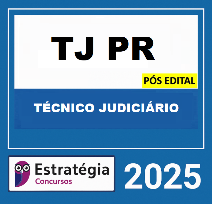 RATEIO TJ-PR - PÓS-EDITAL (TÉCNICO JUDICIÁRIO) ESTRATEGIA 2025 (2) TJ-PR - PÓS-EDITAL (TÉCNICO JUDICIÁRIO) ESTRATEGIA 2025 - Imagem 1
