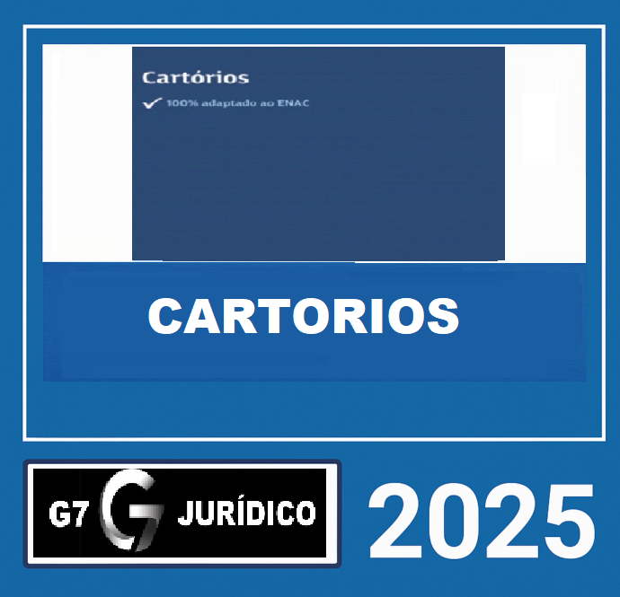 RATEIO CARTÓRIOS G7 2025 (CURSO REGULAR) RATEIO CARTÓRIOS G7 2025 (CURSO REGULAR)
