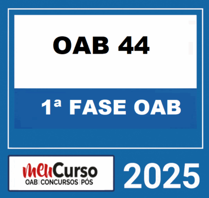 RATEIO OAB 44º 1ª FASE SEMANAL EXTENSIVO MEU CURSO 2025 