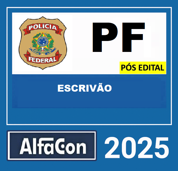 RATEIO PF ESCRIVÃO PÓS EDITAL ALFACON 2025 RATEIO PF ESCRIVÃO PÓS EDITAL ALFACON 2025