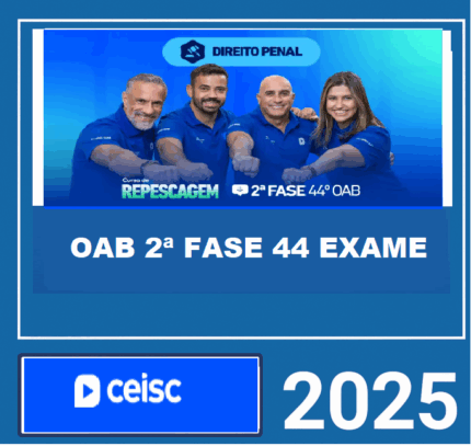 RATEIO OAB 2ª FASE 44 EXAME – (DIREITO PENAL) – CEISC 2025