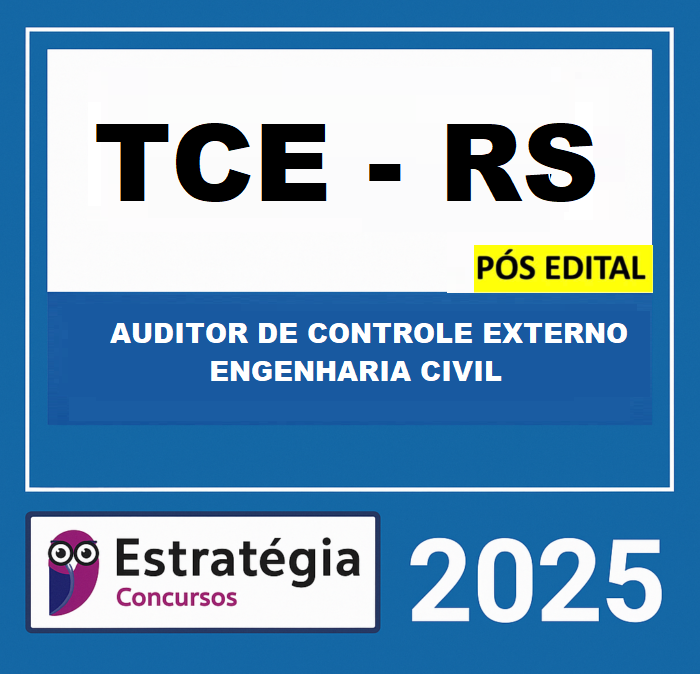 RATEIO-TCE-RS-AUDITOR-DE-CONTROLE-EXTERNO-ENGENHARIA-CIVIL-ESTRATEGIA-2025 RATEIO-TCE-RS-AUDITOR-DE-CONTROLE-EXTERNO-ENGENHARIA-CIVIL-ESTRATEGIA-2025