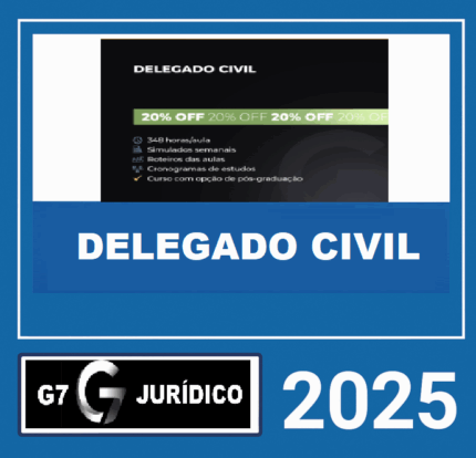 Rateio DELEGADO CIVIL - G7 JURÍDICO 2025