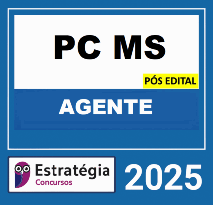 Rateio PC MS PÓS-EDITAL (AGENTE DA POLÍCIA JUDICIÁRIA - INVESTIGAÇÃO DE POLÍCIA JUDICIÁRIA) ESTRATEGIA 2025 