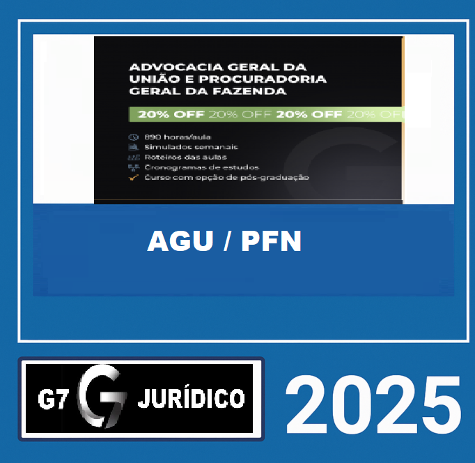 Rateio PROCURADORIAS AGU E PFN – G7 JURÍDICO 2025 Rateio PROCURADORIAS AGU E PFN – G7 JURÍDICO 2025