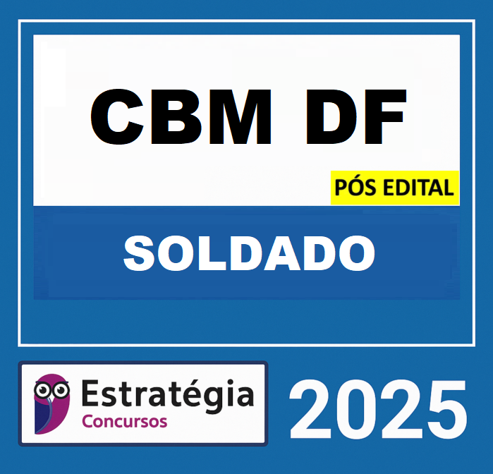 Rateio CBM DF Pós Edital Soldado Estratégia 2025 Rateio CBM DF Pós Edital Soldado Estratégia 2025