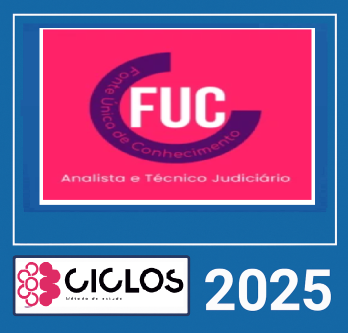 Rateio FUC CICLOS MATERIAL DE BASE CARREIRAS ANALISTA E TÉCNICO - CICLOS 2025 FUC CICLOS: MATERIAL DE BASE CARREIRAS ANALISTA E TÉCNICO - CICLOS 2025 - Imagem 1