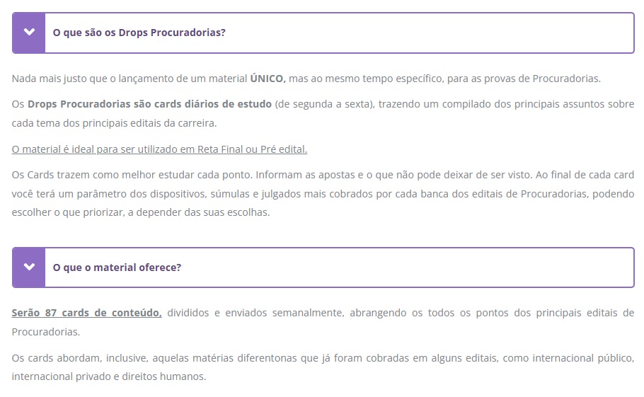 rateio DROPS - Procuradorias - CICLOS 2025