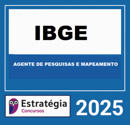 Rateio IBGE (AGENTE DE PESQUISAS E MAPEAMENTO) ESTRATEGIA 2025