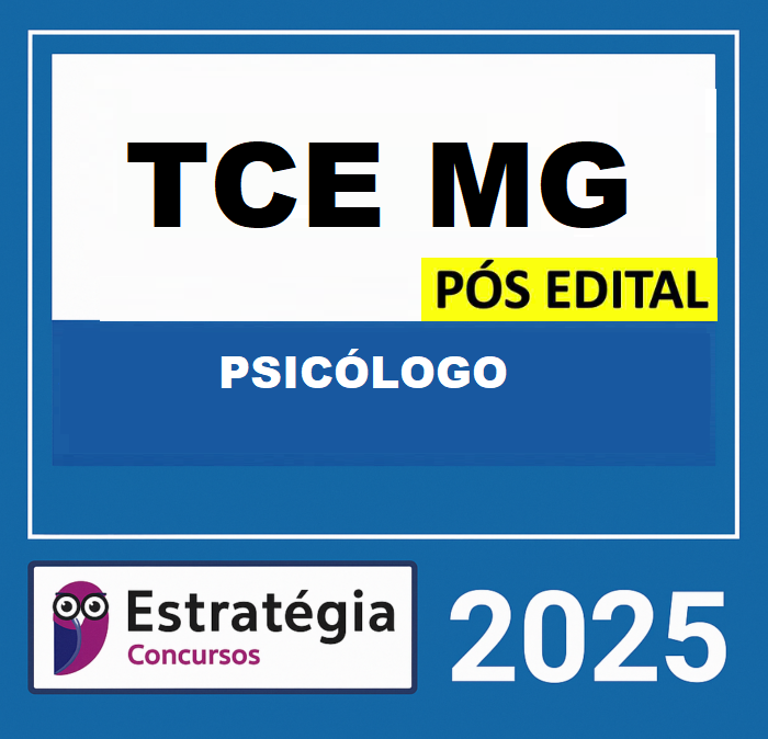 RATEIO TCE-MG PÓS-EDITAL (PSICÓLOGO) – PACOTE COMPLETO 2025 RATEIO TCE-MG PÓS-EDITAL (PSICÓLOGO) – PACOTE COMPLETO 2025