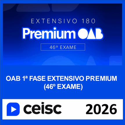 Rateio OAB 1ª Fase 46º Exame – Extensivo Premium Ceisc 2026