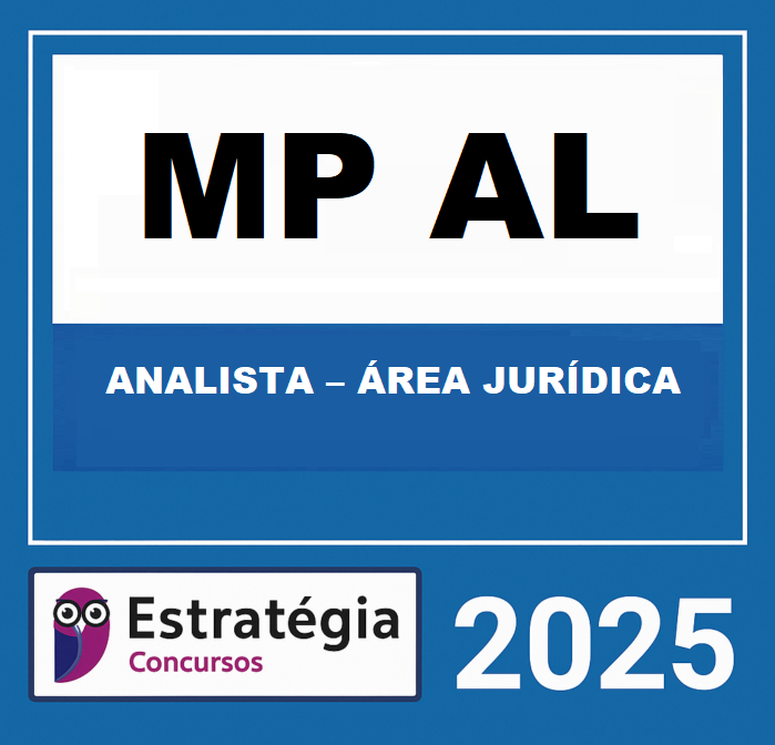 RATEIO MP-AL (ANALISTA – ÁREA JURÍDICA) – ESTRATÉGIA 2025