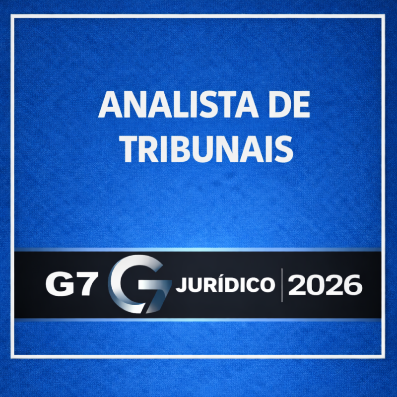 RATEIO ANALISTA DE TRIBUNAIS G7 JURÍDICO – 2026 ⚖️📘