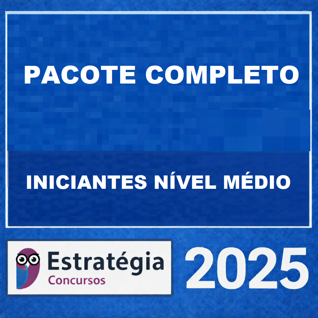 RATEIO PACOTE COMPLETO PARA INICIANTES NÍVEL MÉDIO – ESTRATÉGIA 2025 📘🚀 PACOTE COMPLETO PARA INICIANTES NÍVEL MÉDIO – ESTRATÉGIA 2025 - Imagem 1