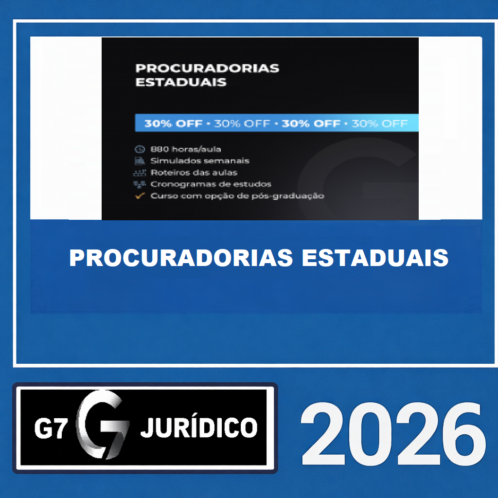 RATEIO PROCURADORIAS ESTADUAIS – G7 JURÍDICO 2026 RATEIO PROCURADORIAS ESTADUAIS – G7 JURÍDICO 2026