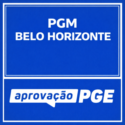 RATEIO PREPARAÇÃO PRÉ-EDITAL – PGM BELO HORIZONTE – APROVAÇÃO PGE 2026