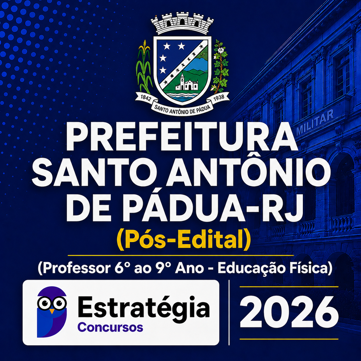 Prefeitura Santo Antônio de Pádua-RJ (Pós-Edital) (Professor 6º ao 9º Ano - Educação Física) ESTRATEGIA - 2026 PREFEITURA SANTO ANTÔNIO DE PÁDUA-RJ PÓS-EDITAL (PROFESSOR 6º AO 9º ANO – EDUCAÇÃO FÍSICA) – ESTRATÉGIA CONCURSOS – 2026 - Imagem 1